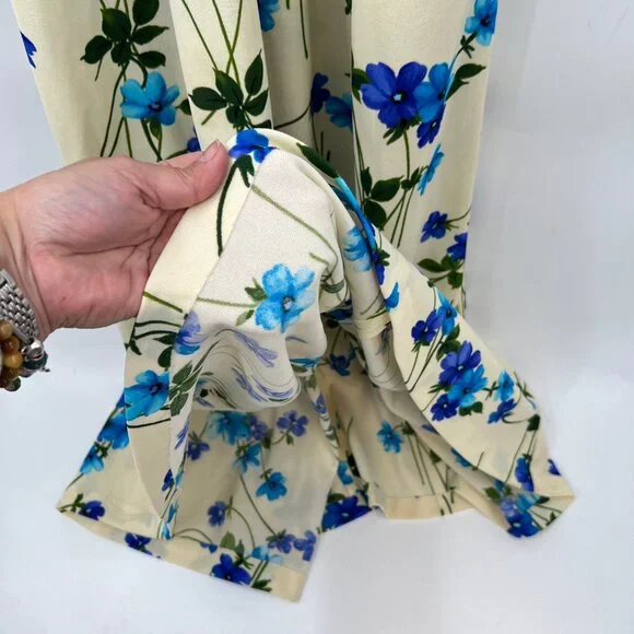 Vintage Nancy G Floral Maxi Dress - Picture 5 of 9